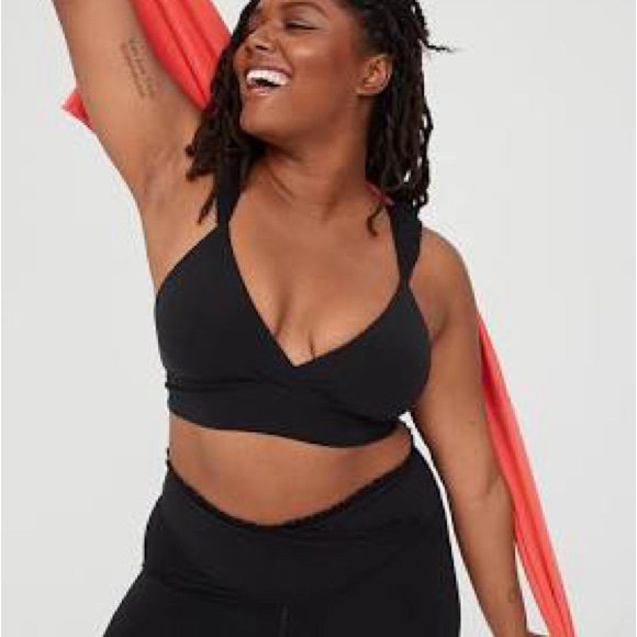 Aerie Ruffle Strap Sports Bra - Picture 2 of 3